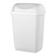 Pearl/ Quartz White afvalbak gesloten swing 23 L