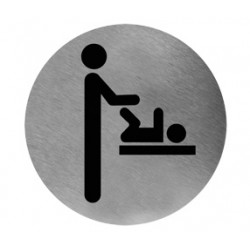 Pictogram RVS babyverschoontafel