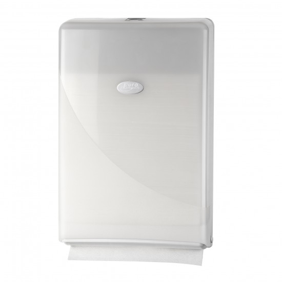 Pearl White handdoekdispenser Slimfold